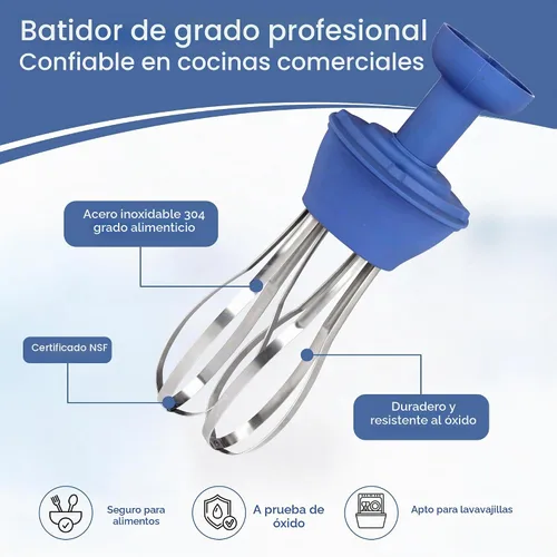 Vista 2 de TK - Accesorio de batidor de inmersión para licuadora, compatible con modelos de 220 W y 350 W