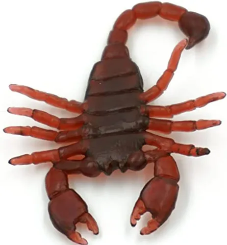 Vista 4 de 30 piezas de escorpiones falsos de plástico falsos insectos insectos Halloween abril tontos fiesta Navidad bromas regalos bromas para adultos