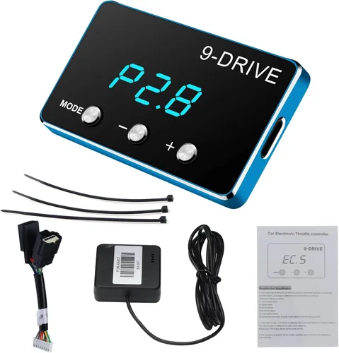 Vista 10 de Liiiyuan Controlador de respuesta del acelerador, acelerador electrónico inteligente de carreras 9 unidades 9 modos universal para Dodge Maserati