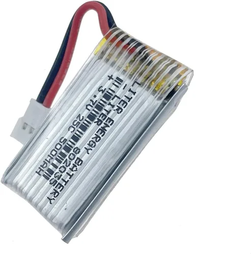 Vista 2 de Batería de litio recargable de 3.7V 500mAh 802035