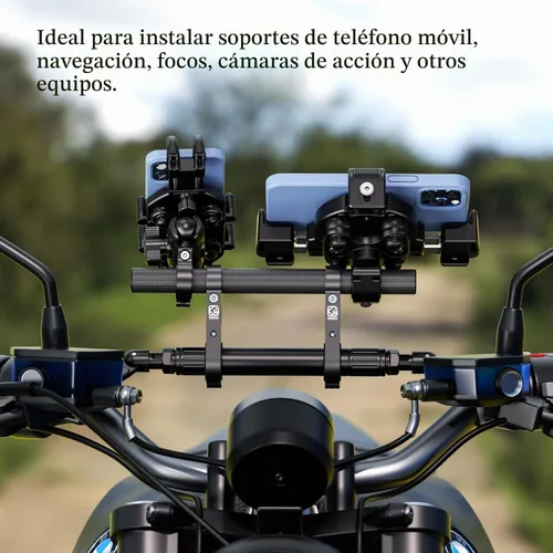 Vista 4 de BRCOVAN Extensor de Manillar de Fibra de Carbono de 9.45'' de Largo con Base de Montaje de Abrazadera de Aleación de Aluminio Compatible