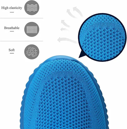Vista 4 de Socviis Zapatos deportivos para correr para hombre, ligeros, transpirables, de malla