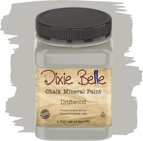 Vista 119 de Pintura para muebles con acabado de tiza Dixie Belle Paint Company - Amatista (4oz) - Pintura mineral de tiza chic púrpura profundo mate