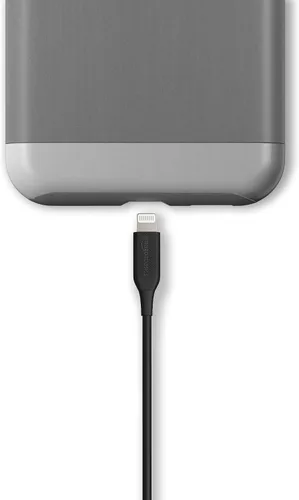 Vista 6 de Amazon Basics Paquete de 2 cables de carga USB-A a Lightning ABS, cargador certificado MFi para Apple iPhone 14, 13, 12, 11 X Xs Pro, Pro Max, Plus