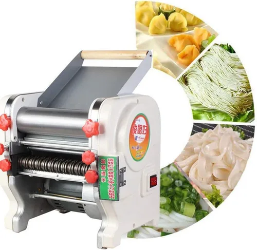 Vista 3 de Hengwei 750W 110V Máquina automática de pasta eléctrica para fabricar fideos de prensa, máquina de producción de fideos