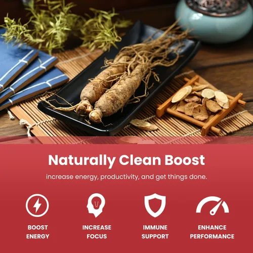 Vista 8 de NutraChamps Paquete de 2 cápsulas de ginseng coreano y cápsulas de Ashwagandha