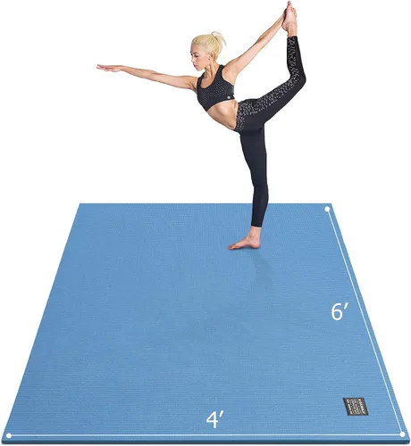 Vista 8 de GXMMAT Large Yoga Mat 6'x4'/6'x6'(7mm) & 7'x5'(9mm)
