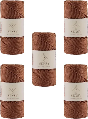 Vista 22 de Sensy Premium Cuerda de Poliéster 1.5mm (0.059 pulgadas) 164 Yardas Cuerda de Polipropileno 100% Cuerda de Macramé 1.5mm Cuerda para Bolsa