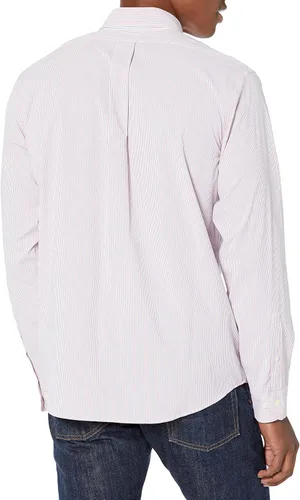 Vista 2 de Brooks Brothers Men's Long Sleeve Button Down Performance Stretch Shirt, Patterned