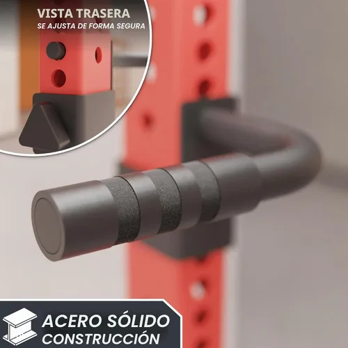 Vista 5 de Synergee Asas de inmersión para bastidores de potencia y sentadillas. Compatible con estantes de 2 x 2, 2 x 3 y 3 x 3. Barras de inmersión