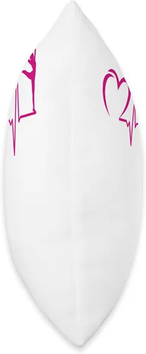 Vista 2 de Awesome Gymnasts heartbeat dance baton twirler Throw Pillow