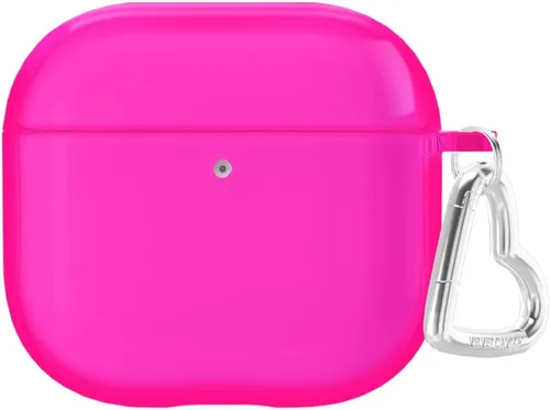 Vista 12 de VELVET CAVIAR Funda compatible con AirPods 4 con llavero, bonitas fundas protectoras duras de 4ª generación para mujer, diseño de lunares azules