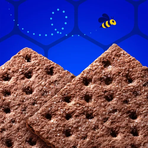 Vista 5 de HONEY MAID Fresh Stacks Galletas Graham de chocolate, 36 paquetes de aperitivos múltiples Bulk Travel Snacks, 8g Whole Grain Per 30g Serving, No