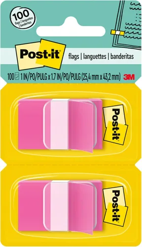 Vista 12 de Post-it Banderas, 50 por dispensador, paquete de 2 dispensadores, 1 pulgada de ancho, verde brillante (680-BG2)