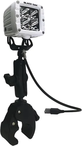 Vista 8 de Black Oak Luz LED Pro Series 3.0 Marine POD de 2 pulgadas: inundación 40W XM-L2 (1 paquete), incluye soportes y arnés de cableado, iluminación