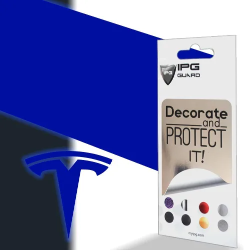 Vista 16 de IPG Compatible con Tesla Modelo 3 Juego de calcomanías (Set de 9 logotipos) Adhesivos para personalizar tu vehículo