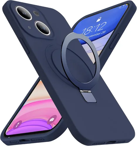 Vista 17 de Funda diseñada para iPhone 11 con soporte magnético invisible Compatible con Mag-Safe, a prueba de caídas de grado militar, a prueba de golpes