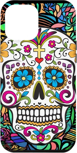Vista 24 de Funda para iPhone 11 Pro Max Day of the Dead Sugar Skull