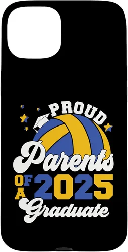Vista 9 de iPhone 16 Parents of a 2025 Graduate Senior Graduation Volleyball Case