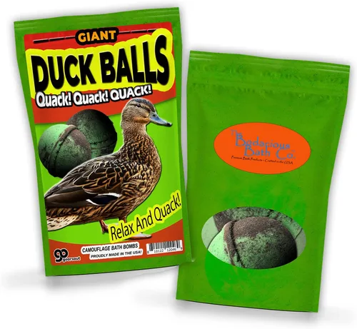Vista 4 de Juego de bolas de pato gigantes para el baño, regalo divertido para cazadores, regalos de caza de patos para hombres, relleno de calcetines, regalo