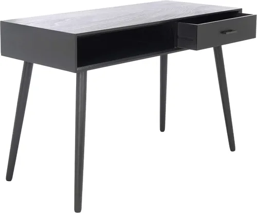 Vista 12 de Safavieh Home Collection - Escritorio Remy marrón con 1 cajón, para oficina, sala de estar, dormitorio, estudio, vestíbulo