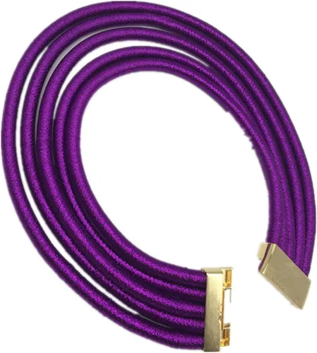 Vista 4 de COLORFUL BLING Collar grueso de múltiples capas tribales africanas tejidas a mano, gargantilla egipcia babero collar gargantilla disfraz fiesta