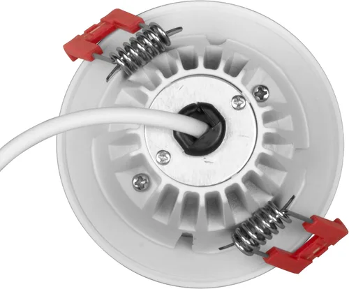 Vista 6 de NICOR Iluminación LED redonda empotrable de 2 pulgadas en blanco, 4000 K (DRD211204KWH)