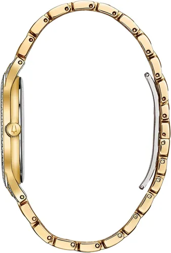 Vista 2 de Bulova Crystal Pave 3-Hand Quartz Slim Case Watch