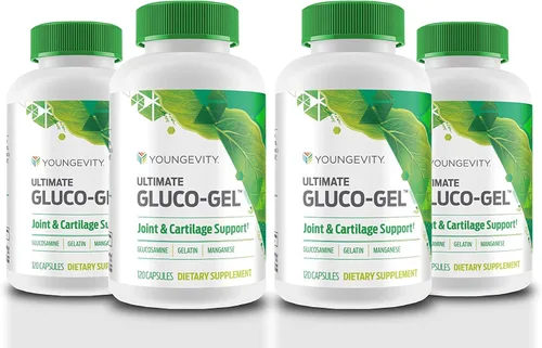 Vista 10 de Youngevity Ultimate Gluco-Gel - para huesos, tendones, huesos y cartílagos Contiene glucosamina, gelatina y manganeso 2 botellas