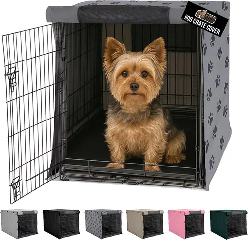 Vista 44 de GORILLA GRIP - Fundas para jaula de perro, cubierta de alambre para perrera Compatible con jaulas para perros de Amazon Basics, cubierta