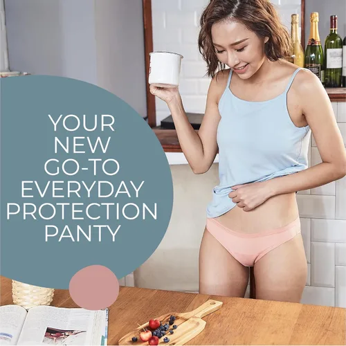 Vista 7 de Shero Thong Period Maternity, Postpartum Panties, Leakproof, Odor & Moisture Control Underwear for Women & Teens