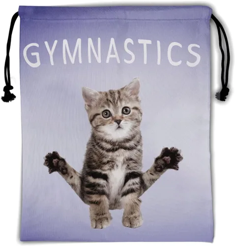 Vista 14 de Bolsa de agarre de gimnasia resistente al agua con cordón ajustable para Patrón de mármol de oro negro