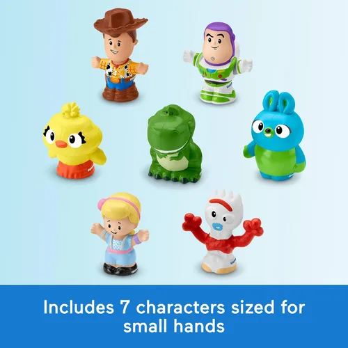 Vista 3 de Toy Story Fisher-Price Little People - Paquete de 4 figuras