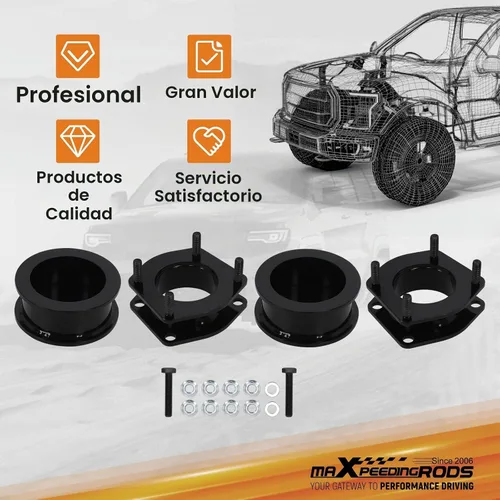 Vista 8 de maXpeedingrods Kit de elevación de 2 pulgadas para Jeep Grand Cherokee WK Commander XK 2006-2010, kit de separador de elevación de suspensión