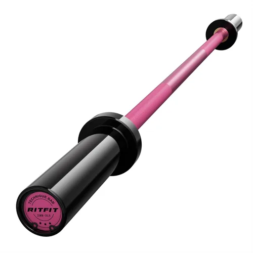 Vista 26 de RITFIT Olympic Barbell 4ft/6ft - 2 Inch Weight Bar for Strength Training, Weightlifting, Squat, Deadlift, Bench Press, Curl, Overhead Press