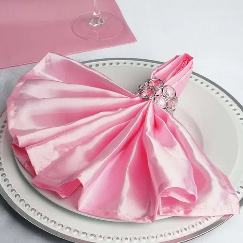 Vista 33 de Efavormart - Servilletas de lino de satén de terracota de 20 x 20 pulgadas para decoración de bodas, cumpleaños, restaurantes, fiestas, 25