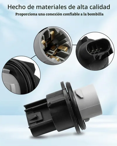 Vista 3 de 2 piezas de enchufe de bombilla de señal de giro de coche para Jeep Compass