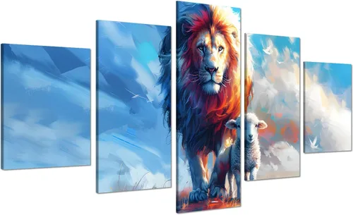 Vista 65 de 5 piezas de pintura sobre lienzo ardiente de fénix dibujado en estilo heráldico fuego fénix arte de pared vintage impresiones obras de arte arte