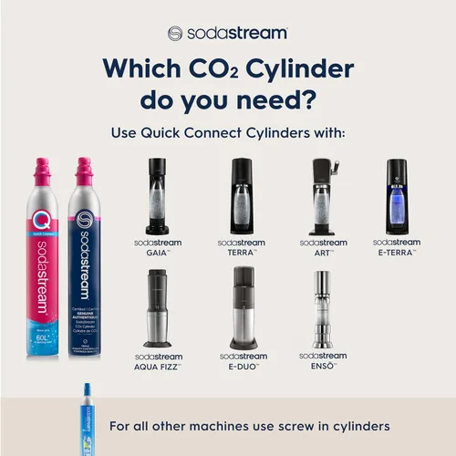 Vista 9 de SodaStream Terra - Máquina de agua con gas (rojo) con CO2, botella apta para lavavajillas y Bubly Drop