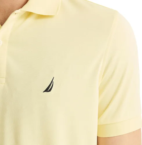 Vista 37 de Nautica playera polo clásica de mangas cortas, color sólido, para hombre
