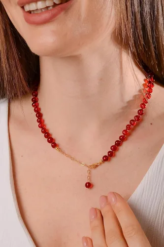 Vista 17 de Collar de ámbar para mujer con cierre de plata chapada en oro de 18 quilates, 19 pulgadas con extensor de 2 pulgadas, hecho a mano con cuentas