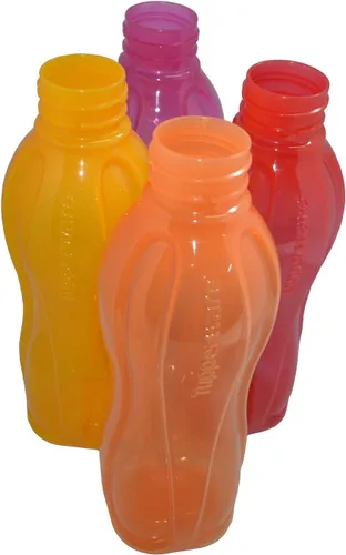 Vista 2 de Tupperware TP-760-T750 Aquasafe - Botella de agua deportiva (tapa abatible de 25.4 fl oz, 4 piezas)