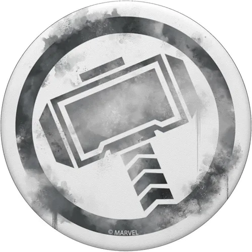 Vista 3 de Marvel Avengers Endgame Thor - Pintura en aerosol con logotipo PopSockets PopGrip: agarre intercambiable para teléfonos y tabletas