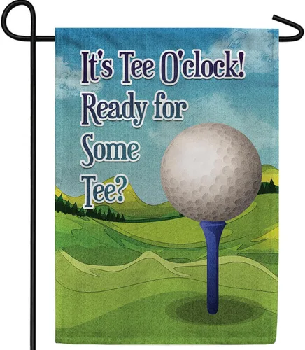 Vista 9 de Howl In One Golf Dog Pun Garden Flag 12.5" x 18" Double Sided Canine Golf
