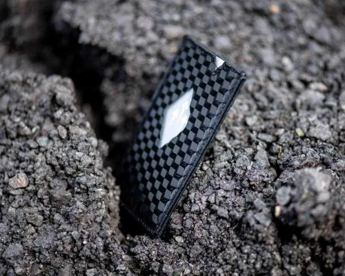 Vista 7 de EXENTRI WALLET - Ciudad, Negro (Black Cube), Pequeña, Minimalista