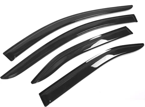 Vista 10 de IKON MOTORSPORTS - Viseras de ventana compatibles con Toyota Camry 2007-2011, deflectores de viento Aero JDM ahumados, 2008 2009 2010