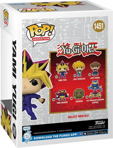 Vista 3 de Funko Pop! Animation: Yu-Gi-Oh!- Yami Yugi - (DK) - Figura de vinilo coleccionable - Idea de regalo - Producto oficial - para niños y adultos - Fans