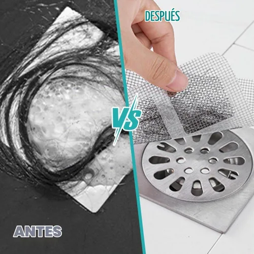 Vista 3 de Adhesivos desechables para drenaje de cabello, cubierta de drenaje de ducha 2026, calcomanías de filtro de drenaje de piso de baño, calcomanía
