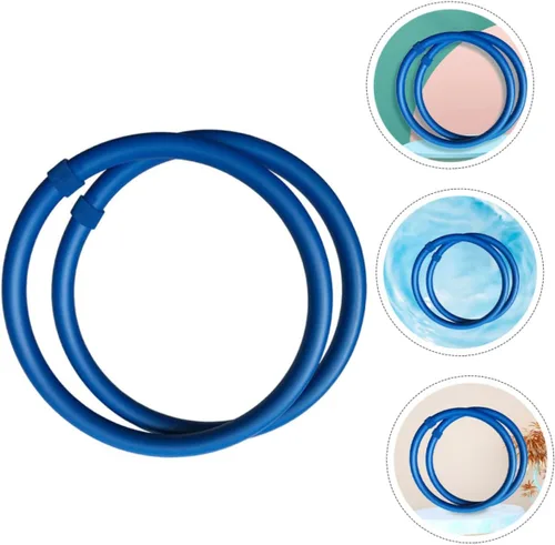 Vista 3 de 1 par de aros de brazo con peso para yoga y pilates, ejercitador de brazos para entrenamiento de fuerza, fitness y rehabilitación