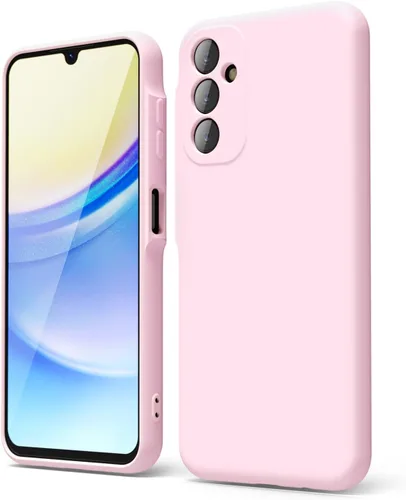 Vista 233 de oakxco Funda para teléfono Samsung Galaxy A12 con agarre de silicona líquida, linda delgada fina suave cubierta de gel de goma TPU lisa para mujeres